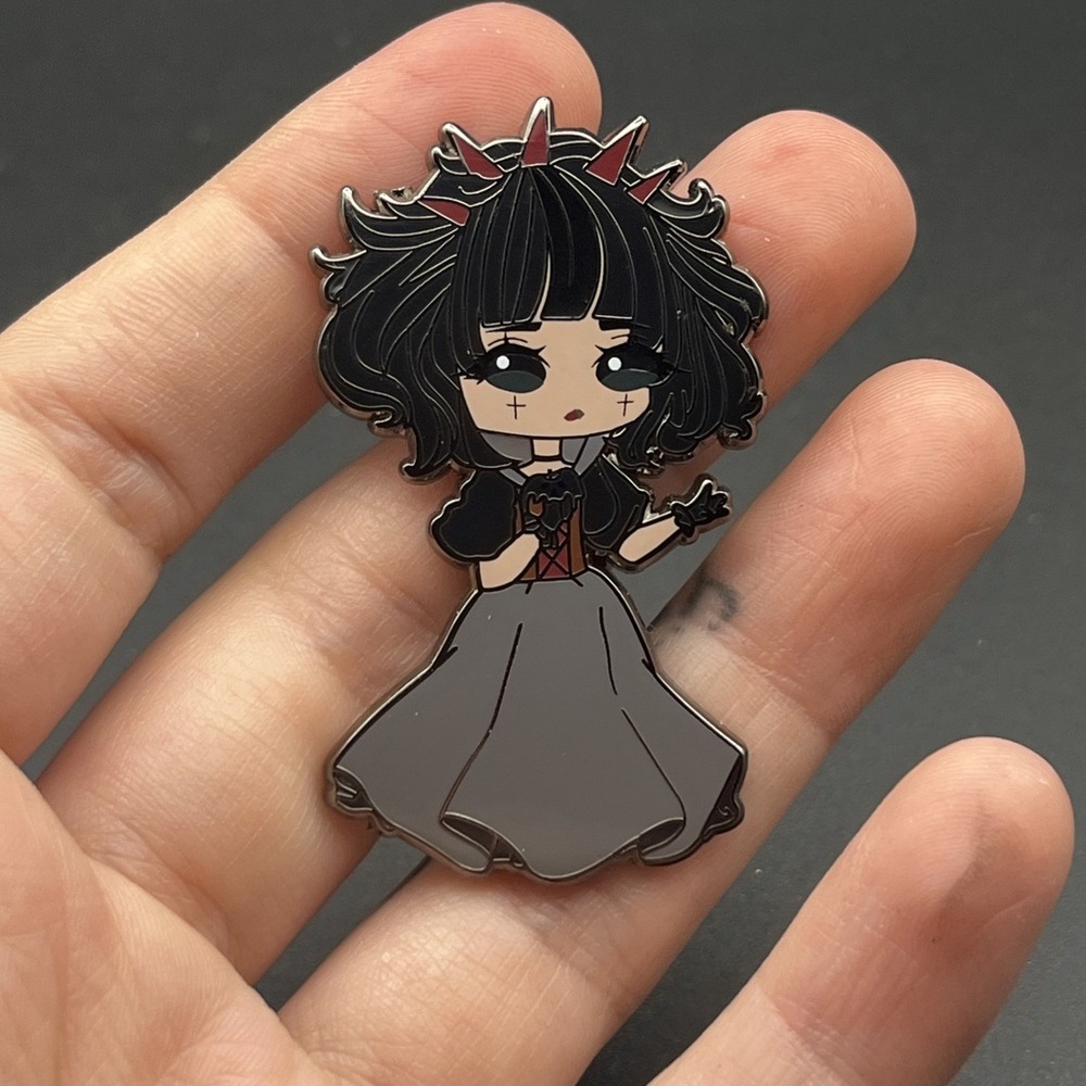 Anime-Style Character Manga Japanese Cartoon‎ Girl Lapel Hat Pin LE 25
